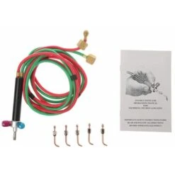 Kit De Soudure Portatif De Petite Torche Au Propane Avec 5 Embouts Torche De Soudage à L'oxygène Au Gaz Ensemble De Pistolet à Acétylène Outil De Fabrication De Bijoux Agito -Outils Magie Soldes Boutique 100259250 5