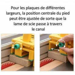GP Poignee De Poussee De Securite 3D, Scie A Table Rabattable, Scie A Ruban, Regle De Poussee Pour Le Travail Du Bois, Protecteur -Outils Magie Soldes Boutique 100624547 4