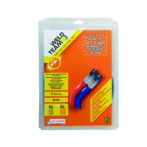 Tuyau Bleu Oxygène Diamètre 6.3 Mm - WELDTEAM 1 Tuyau Bleu Oxygène Diamètre 6.3 Mm - WELDTEAM