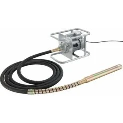 AREBOS Vibrateur à Béton Vibrateur Interne Cylindrique 1500W 6m Poignée Pistolet Portable