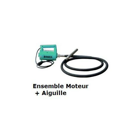 Imer - Vibreur à Béton (moteur+aiguille) Ø58mm, Flexible 4m - EVPI58/4 2 Imer - Vibreur à Béton (moteur+aiguille) Ø58mm, Flexible 4m - EVPI58/4 – Image 2