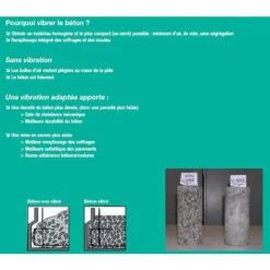 Imer - Vibreur à Béton (moteur+aiguille) Ø58mm, Flexible 4m - EVPI58/4 6 Imer - Vibreur à Béton (moteur+aiguille) Ø58mm, Flexible 4m - EVPI58/4 -Outils Magie Soldes Boutique 11282938 3