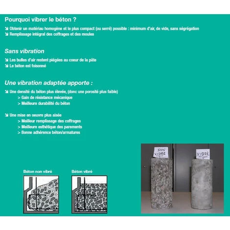 Imer - Vibreur à Béton (moteur+aiguille) Ø58mm, Flexible 4m - EVPI58/4 3 Imer - Vibreur à Béton (moteur+aiguille) Ø58mm, Flexible 4m - EVPI58/4 – Image 3