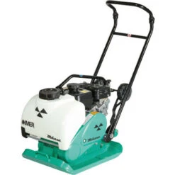 Imer - Plaque Vibrante à Essence 4 Temps HONDA GX 160 3.6kW 13,7KN Avec Chariot De Transport - MVC-F80H-VAS