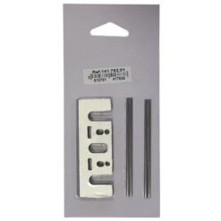 Lot De 2 Adaptateurs Pour Rabots Portatifs Avec Fers HM L. 82 Mm - 141.782.01 - Leman