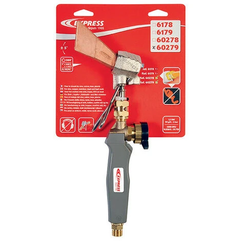 Guilbert Express - Fer à Souder Couvreur Manche à Raccord 3/8G Tournant + Lance Et Panne Réf. 679 3 Guilbert Express - Fer à Souder Couvreur Manche à Raccord 3/8G Tournant + Lance Et Panne Réf. 679 – Image 3