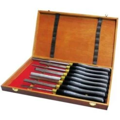 JEU 8 PCS GOUGES HSS CISEAUX DE TOURNAGE POUR BOIS TOUR HOLZMANN H8TLGN