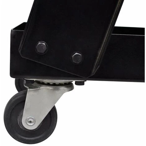 Topdeal Chariot De Soudage Avec 3 étagères D'atelier Noir 3 Topdeal Chariot De Soudage Avec 3 étagères D'atelier Noir – Image 3