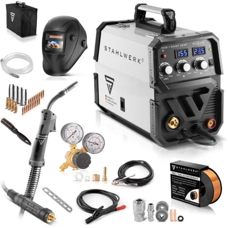 STAHLWERK MIG MAG 155 ST IGBT - Vollausstattung MIG MAG Schweißgerät 1 STAHLWERK MIG MAG 155 ST IGBT - Vollausstattung MIG MAG Schweißgerät