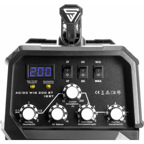 STAHLWERK AC/DC TIG 200 ST IGBT Kit Complet Poste à Souder Combiné Avec 200 Ampères TIG MMA Soudage Aluminium 7 Ans De Garantie Constructeur 5 STAHLWERK AC/DC TIG 200 ST IGBT Kit Complet Poste à Souder Combiné Avec 200 Ampères TIG MMA Soudage Aluminium 7 Ans De Garantie Constructeur – Image 5