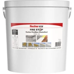 Fischer Barrière Coupe-feu Pour La Réalisation De Joints De Constructions Et D'assemblages - En Seau - FFB-ES Blanc