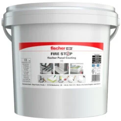 Fischer Système De Panneau Enduit Coupe-feu Pour Le Calfeutrement De Passage De Services FPC 5 Litres