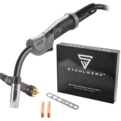STAHLWERK MIG MAG Torche De Soudage AK15/MB15 Avec 5 M De Flexible Raccord Central Euro Appareils De Soudage, Refroidis Au Gaz, Légers, Flexibles
