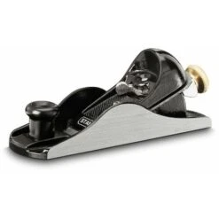 Rabot Métallique 220 - Finition Laquée Noire - Lame De 40 X 178 Mm - Position à 21° - STANLEY, 1-12-220