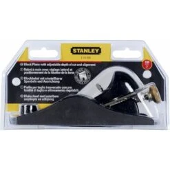 Rabot Métallique 220 - Finition Laquée Noire - Lame De 40 X 178 Mm - Position à 21° - STANLEY, 1-12-220 -Outils Magie Soldes Boutique 24176761 5