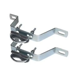 Fixations Murales En M Pour Mât D'antenne Terrestre Ou Satellite Galvanisées - Déport 100 Mm - SEDEA - 056621