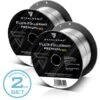 STAHLWERK 2 X Fil De Soudage MIG/MAG Premium Ø 0,8 Mm, Fil De Soudage Et De Remplissage FLUX E71T-GS, Sur Bobine De Fil D100 De 1kg Avec Mandrin De 16mm, Utilisation Universelle 2er Set