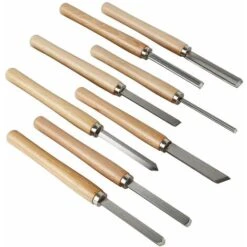SiFree®Jeu de 8 ciseaux pour tour à bois - Outil de couteau à découper étendu -Outils Magie Soldes Boutique 32327815 4