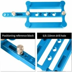 AIDUCHO Guide De Percage, 6/8/10mm Guide De Percage Bois Guide De Perçage Pour Goujon De Perçage De Bois De Goujon De Centrage à Centrage Automatique -Outils Magie Soldes Boutique 33917076 5