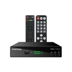 Récepteur TNT Haute Définition DVB-T / DVB-T2 FT-2002 HD PVR Ready + 2 Télécommandes - FUJIONKYO - 402002