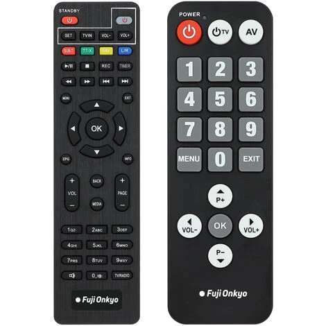 Récepteur TNT Haute Définition DVB-T / DVB-T2 FT-2002 HD PVR Ready + 2 Télécommandes - FUJIONKYO - 402002 2 Récepteur TNT Haute Définition DVB-T / DVB-T2 FT-2002 HD PVR Ready + 2 Télécommandes - FUJIONKYO - 402002 – Image 2