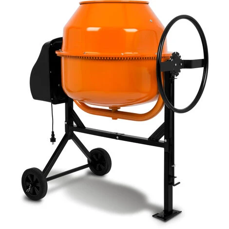 EBERTH Malaxeur à Béton Et Mortier Avec Tambour De 180 Litres 2 EBERTH Malaxeur à Béton Et Mortier Avec Tambour De 180 Litres – Image 2