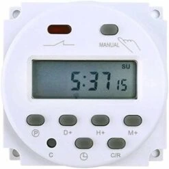 Minuteur électronique DC12V 16A 16 Programmes Écran LCD Programmable
