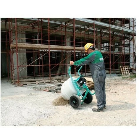 Imer - Bétonnière Brouette 0.3 KW Cuve Plastique 134 L Et Malaxage 100l - Rollbeta 2 Imer - Bétonnière Brouette 0.3 KW Cuve Plastique 134 L Et Malaxage 100l - Rollbeta – Image 2