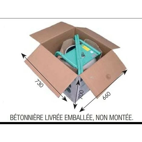 Imer - Bétonnière Brouette 0.3 KW Cuve Plastique 134 L Et Malaxage 100l - Rollbeta 4 Imer - Bétonnière Brouette 0.3 KW Cuve Plastique 134 L Et Malaxage 100l - Rollbeta – Image 4