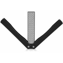 400/600 Grit Pierre à Aiguiser Diamant Double Face Aiguiseur De Couteau Pliante Pierre à Aiguiser De Poche Pour L'outil D'affûtage De Cuisine Jardin Camping En Plein Air - Noir