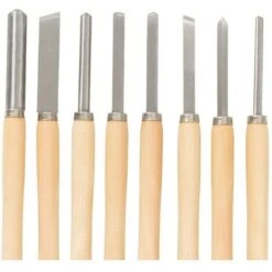 DAZHOM Jeu De 8 Ciseaux Pour Tour à Bois - Outil De Couteau à Découper étendu -Outils Magie Soldes Boutique 45739285 3