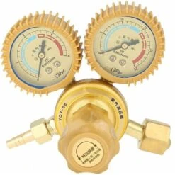 Vanne De Régulation De Pression-1pc Oxygène Gaz Régulateur De Pression Jauge De Vanne G5/8 Filetage Pour Couper La Soudeuse