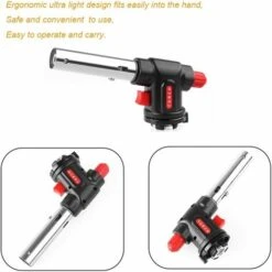 Professional Torche De Cuisson Au Butane Allumage Automatique Lance-Flammes Soudure Extérieure Soudage BBQ Gaz Torche Culinaire, Fontainebleau -Outils Magie Soldes Boutique 51213320 4