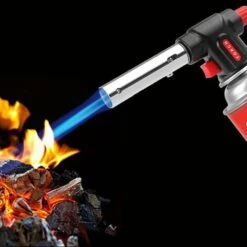 Professional Torche De Cuisson Au Butane Allumage Automatique Lance-Flammes Soudure Extérieure Soudage BBQ Gaz Torche Culinaire, Fontainebleau -Outils Magie Soldes Boutique 51213320 5