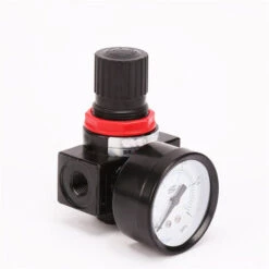 Détendeur De Pression, G1/4 Régulateur De Pression Manomètre Pour Compresseur à Commande Pneumatique Avec Manomètre Macaron