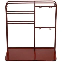 Porte-bouteille Mural En Métal 2 Places Rouge Cm59x33xh62.5 9 Porte-bouteille Mural En Métal 2 Places Rouge Cm59x33xh62.5 -Outils Magie Soldes Boutique 54074437 5