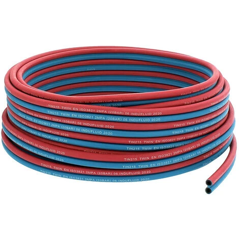 Tuyau De Soudure Oxygène/acétylène Ø 6.3 Mm - Longueur 5 Mètres 1 Tuyau De Soudure Oxygène/acétylène Ø 6.3 Mm - Longueur 5 Mètres