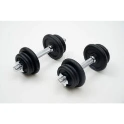 Set Barres + Haltères 20 KG - FITLIFE - En Acier - Valise De Transport Inclus -Outils Magie Soldes Boutique 57687147 3