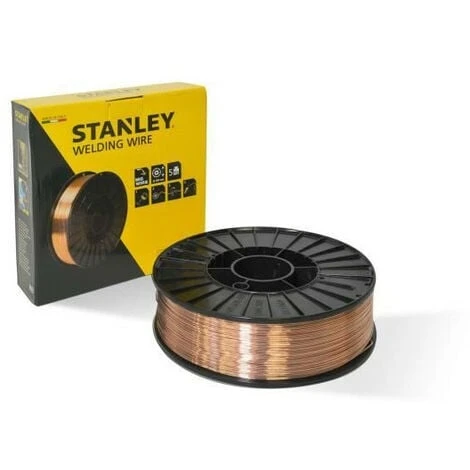 STANLEY 460628 Bobine Fil Acier Pour Soudure MIG/MAG Sans Gaz - Ø 0,9 Mm - 0,9 Kg 2 STANLEY 460628 Bobine Fil Acier Pour Soudure MIG/MAG Sans Gaz - Ø 0,9 Mm - 0,9 Kg – Image 2
