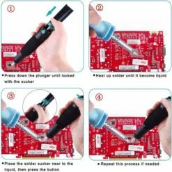 Lot De 7 Pièces Pompe à Dessouder Et Tresse à Dessouder Pour Enlever La Soudure 8 Lot De 7 Pièces Pompe à Dessouder Et Tresse à Dessouder Pour Enlever La Soudure -Outils Magie Soldes Boutique 64498886 4