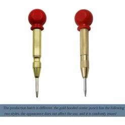 3 Pièces Poinçons Centraux Automatiques Pointeau Automatique Pointeau Poinçons Centraux Pour Bois Métal Plastique Fenêtre De Voiture De Comprimés Avec Capuchon De Coussin Et Effet Réglable -Outils Magie Soldes Boutique 64529038 3