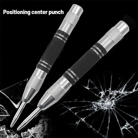 YouMen 2 Pcs PoinçOn Central,Poinçons Centraux à Ressort 5 Pouces Automatique Avec Impact RéGlable Outil De Pointeau Automatique Outil Pour Bris De Vitre De Voiture à Point Fixe 5 YouMen 2 Pcs PoinçOn Central,Poinçons Centraux à Ressort 5 Pouces Automatique Avec Impact RéGlable Outil De Pointeau Automatique Outil Pour Bris De Vitre De Voiture à Point Fixe – Image 5