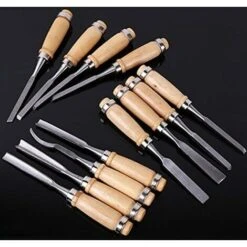 Ensemble De Ciseaux à Bois Professionnel – Ensemble De 12 Outils De Travail Du Bois Tranchants Avec étui De Transport – Kit De Sculpture De Couteau De Menuiserie Idéal -Outils Magie Soldes Boutique 65503530 3