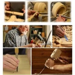 Ensemble De Ciseaux à Bois Professionnel – Ensemble De 12 Outils De Travail Du Bois Tranchants Avec étui De Transport – Kit De Sculpture De Couteau De Menuiserie Idéal -Outils Magie Soldes Boutique 65503530 4