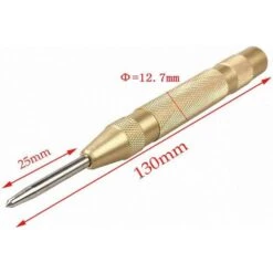 LTS FAFA Pointeau Central Automatique 12,7 Cm En Acier Inoxydable Avec Course Réglable, Détermine La Position De Perçage Pour L'acier, Le Bois, Le Plastique -Outils Magie Soldes Boutique 66929550 3