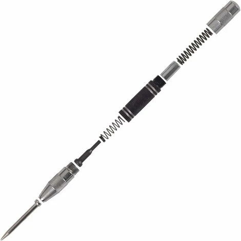 Lot De 2 Poinçons De Centrage Automatiques à Ressort De 14.4 Cm, Tension Réglable, Avec 2 Pointes De Rechange 3 Lot De 2 Poinçons De Centrage Automatiques à Ressort De 14.4 Cm, Tension Réglable, Avec 2 Pointes De Rechange – Image 3