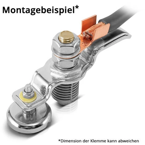 STAHLWERK Borne De Terre Magnétique EC-200 ST / Borne De Masse / Aimant De Masse Pour Postes à Souder Et Découpeuses Plasma Jusqu'à 200 A 4 STAHLWERK Borne De Terre Magnétique EC-200 ST / Borne De Masse / Aimant De Masse Pour Postes à Souder Et Découpeuses Plasma Jusqu'à 200 A – Image 4