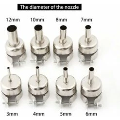 Buses De Soudage En Acier Inoxydable Pour 850 850A 852 852D 852D + Station De Soudage à Air Chaud 8pcs Lefou -Outils Magie Soldes Boutique 69035037 5