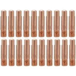 Déstockage 20Pcs Soudure Pointe De Tube Contact En Cuivre Pour Consommables De Torche De Soudage 15AK MIG MAG (0.8)