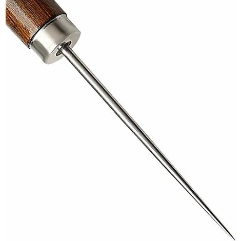 Déstockage Alènes Manche Bois, Poinçon Cuir Outil De Couture Avec Poignee Pour Travail Du Cuir (2 Pcs) 2 Déstockage Alènes Manche Bois, Poinçon Cuir Outil De Couture Avec Poignee Pour Travail Du Cuir (2 Pcs) – Image 2